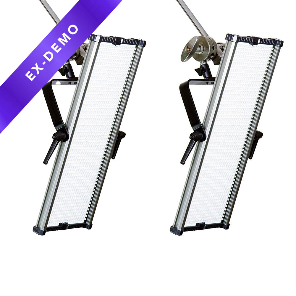 2 Pack Boling BL 2250P LED Light Panel - 5600K Daylight Balanced, Dimmable Studio Lighting for Photography, Videography & YouTube Content Creation (Demo Stock) - Perfect for Home Studios, Product Shoots & Live Streaming