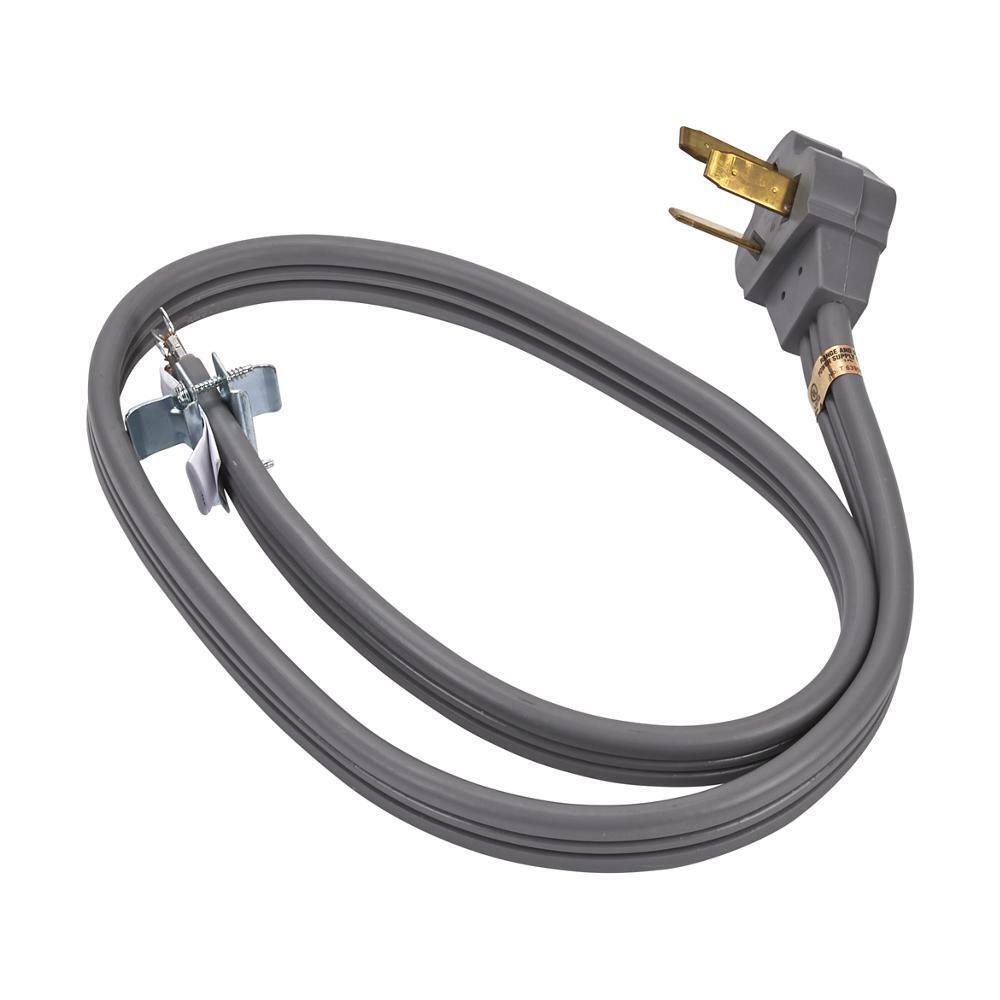 Amana WPPT520 Electric Range Power Cord - 4 Prong 50 Amp Stove Replacement Cord for Electric Ranges - Perfect for Kitchen Appliance Installation & Replacement