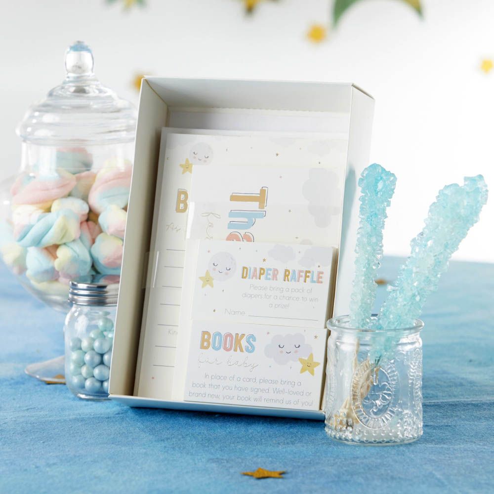 Twinkle Twinkle Invitation & Thank You Card Set of 25 - Perfect for Baby Showers, Birthday Parties & Wedding Events