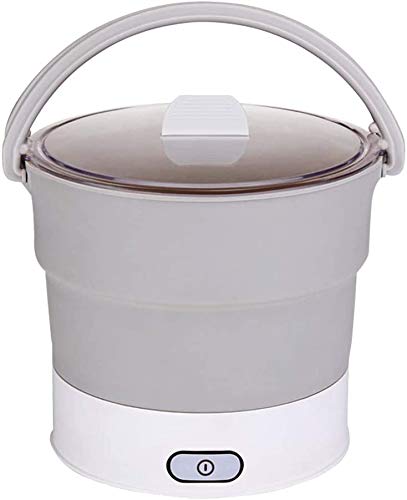 Foldable Electric Skillet - Portable Egg Steamer, Stockpot & Noodle Cooker | Space Saving Kitchen Appliance for Camping, Dorm, Travel & Small Apartments | Perfect for Outdoor Cooking, College Life & Road Trips