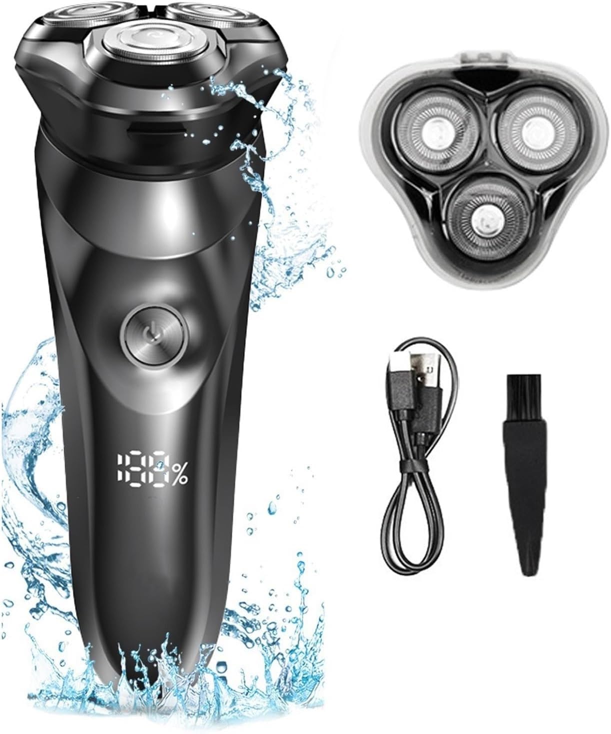 Best Electric Shavers for Men - Rechargeable Cordless Wet/Dry Shaving Machine with Precision Trimmer - Perfect for Travel, Home & Office Use