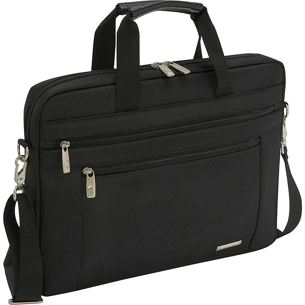 Samsonite 15.6 Inch Black Laptop Backpack for Men & Women - Durable Business Travel Backpack with USB Charging Port - Perfect for Work, School, College and Commuting