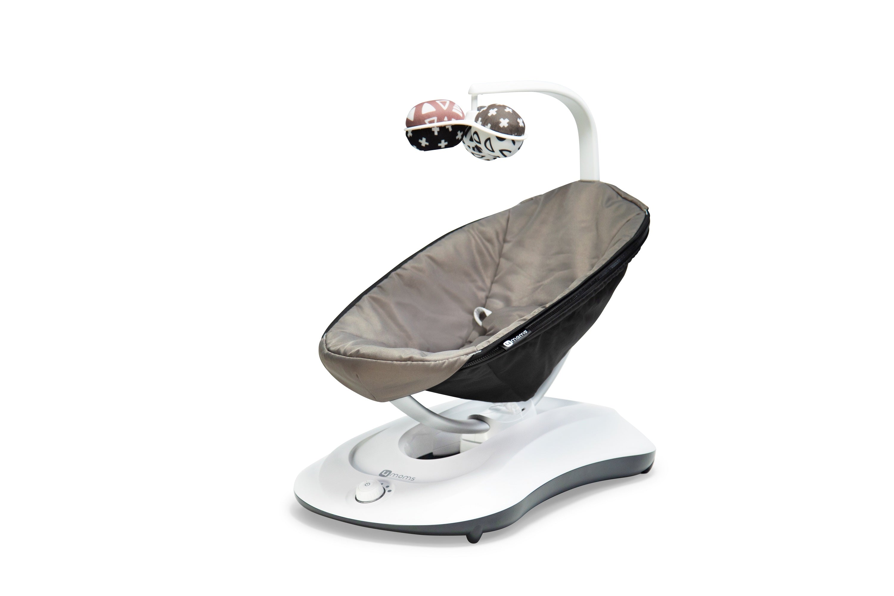 4moms rockaRoo Baby Swing and Rocker - Automatic Infant Bouncer with Soothing Motion, Portable Seat for Newborns to Toddlers - Perfect for Nursery, Living Room, and Travel Use
