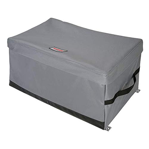 HARKEN Dock Box Cover 38 X 23 Inches Small Size Grey - Waterproof Boat Storage Protection for Marine & Outdoor Use