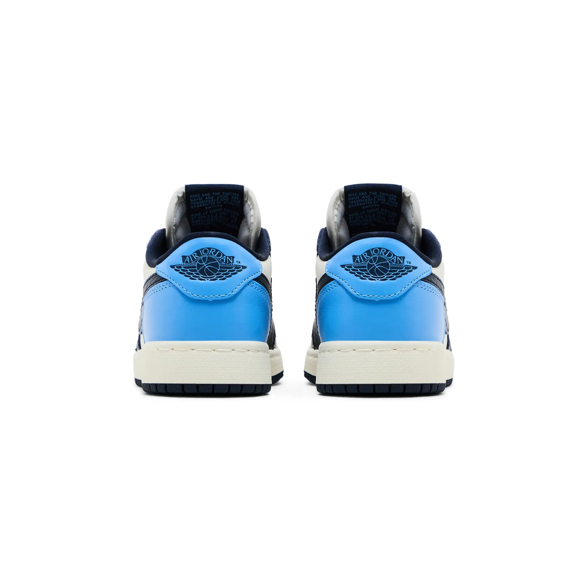 Air Jordan 1 Low OG 'Obsidian UNC' GS Sneakers (2025) - Retro Basketball Shoes for Women & Girls - Perfect for Casual Wear, Street Style & Sneaker Collection