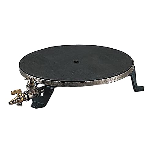 Fischer GA-001 Cast Iron High Vacuum Pump Plate for Bell Jars - 9