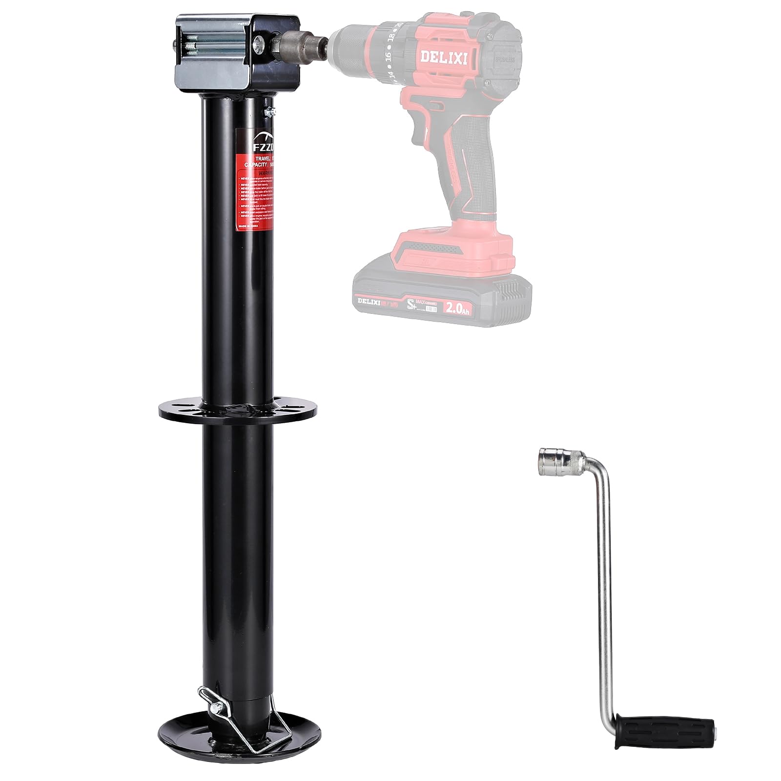 5000 lbs Heavy Duty A-Frame Trailer Jack with 23
