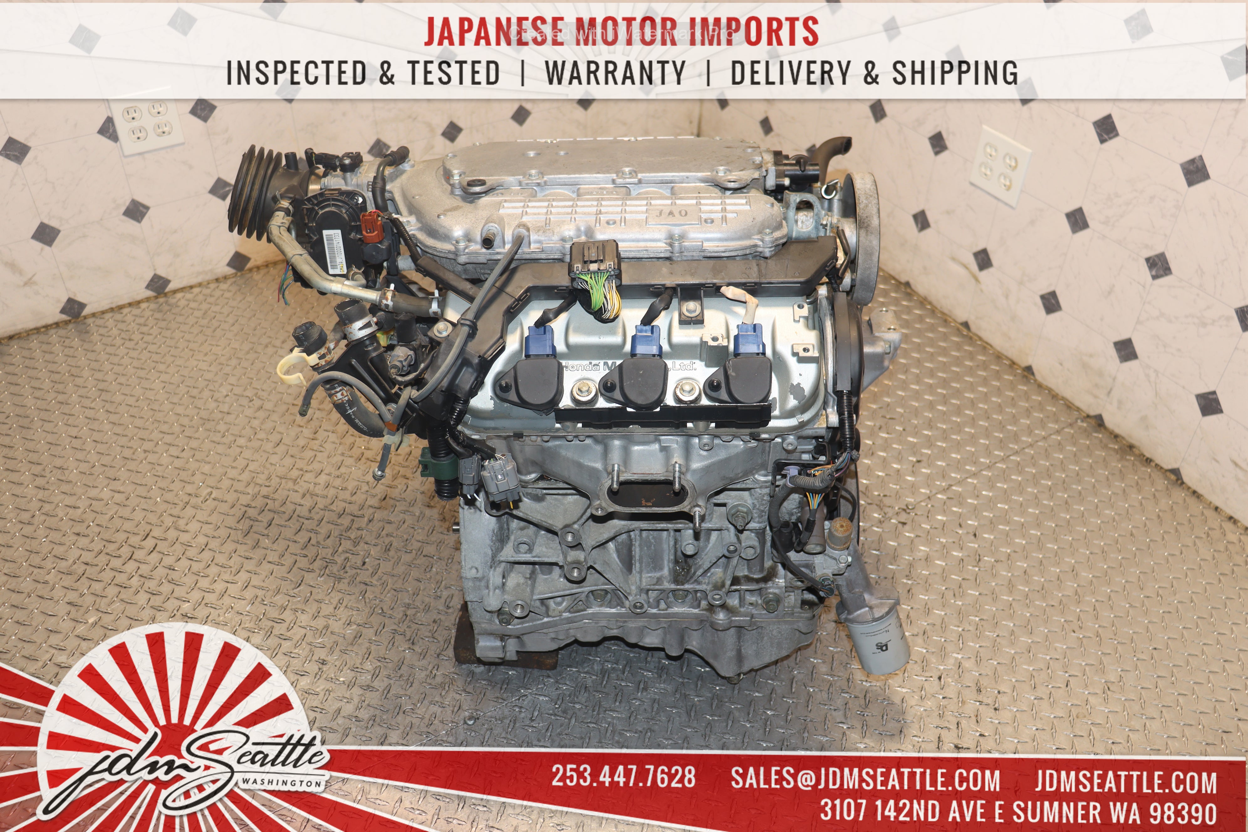 JDM J35A SOHC VTEC 3.5L Engine for 2003-2006 Acura MDX, 2005-2008 Acura RL & 2006-2008 Honda Ridgeline - Replacement Motor for Performance & Reliability