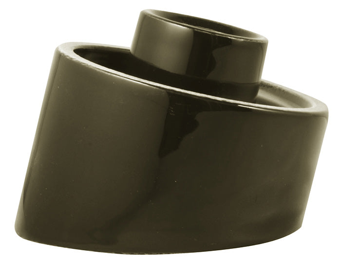 Waterproof Black Angled IP54 Outdoor/Wet Room Lamp Socket - Perfect for Patio, Garden & Bathroom Lighting