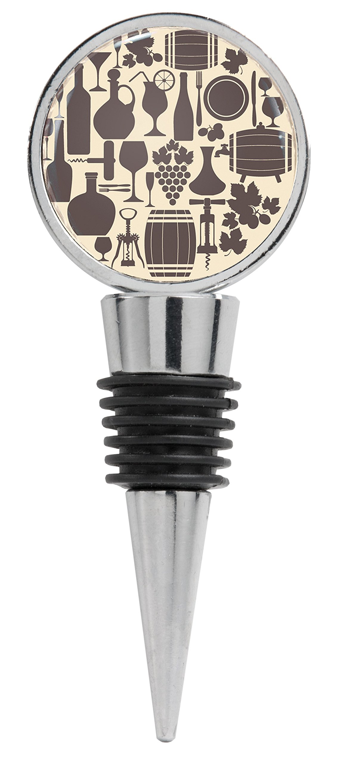 Premium Wine Accessories Set - Elegant Wine Glasses, Wooden Barrel Decor & Corkscrew Opener with Stopper | Perfect for Wine Tasting, Home Bar & Gift Giving