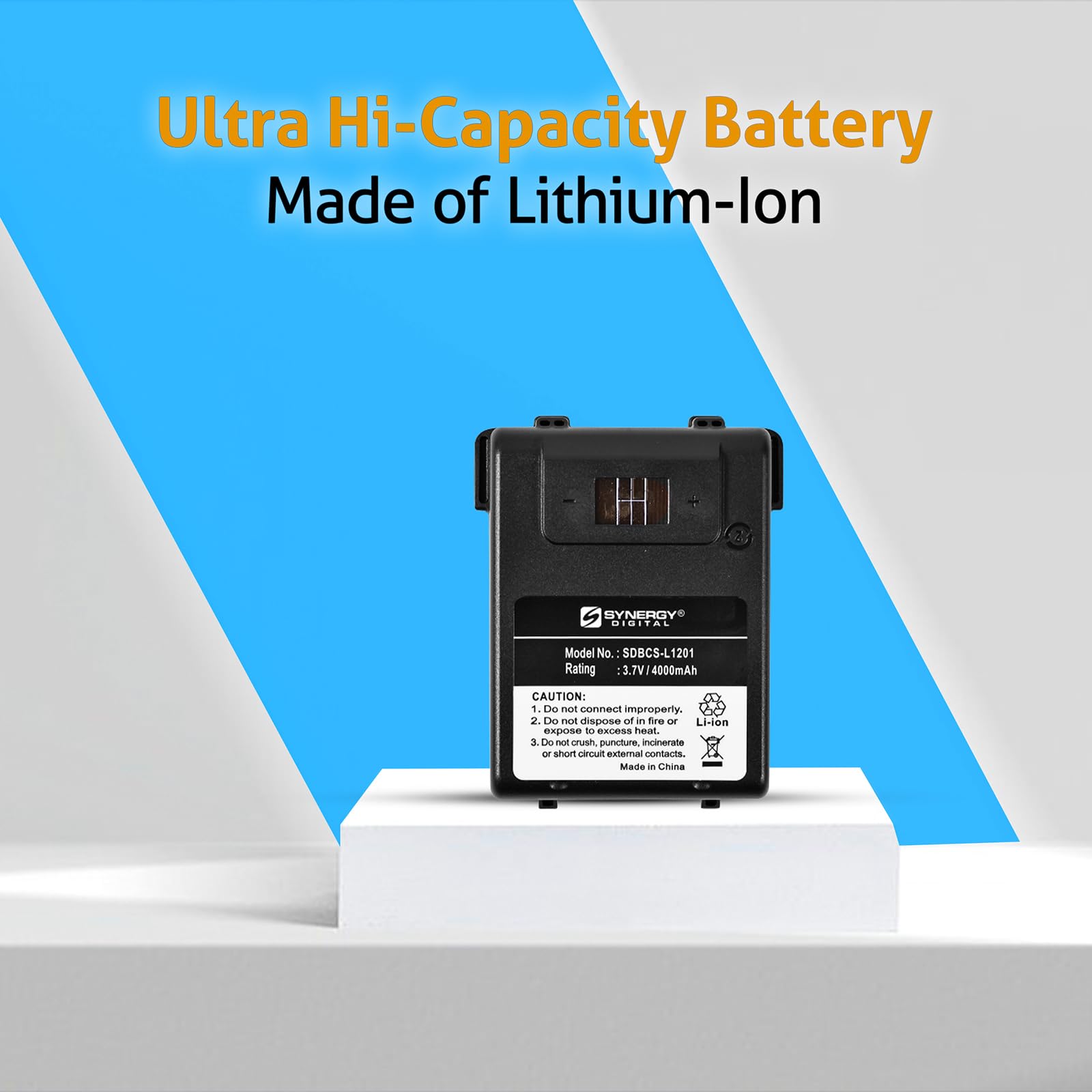 Synergy Digital Intermec 318-043-012 Replacement Battery Combo Pack - 4 x SDBCS-L1201 Batteries for Intermec CN3/CN3e/CN4/CN50 Scanners - Perfect for Warehouse, Retail & Logistics Scanning