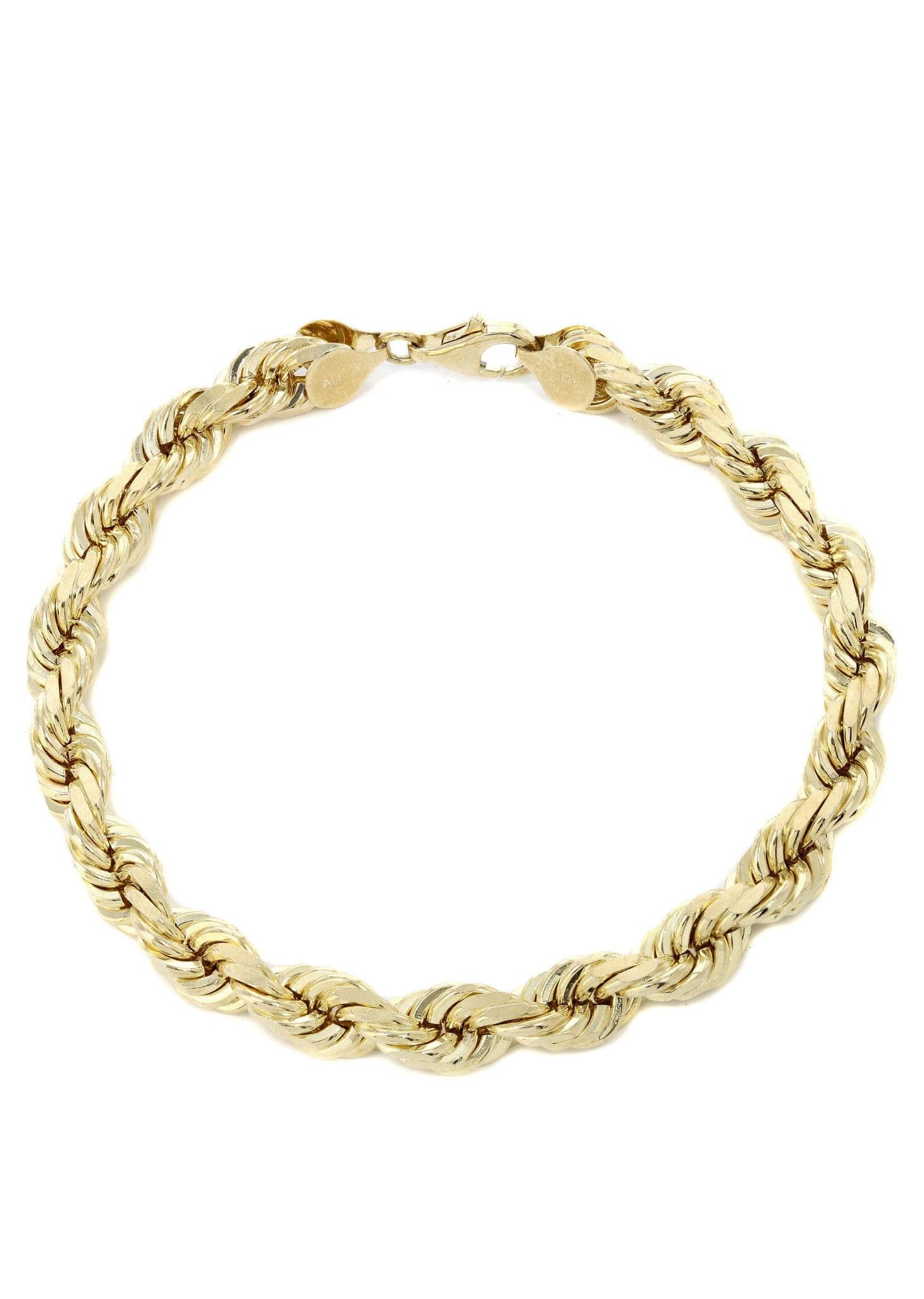 14K Solid Gold Rope Bracelet for Women - Elegant & Durable Jewelry Gift for Birthday, Anniversary & Special Occasions