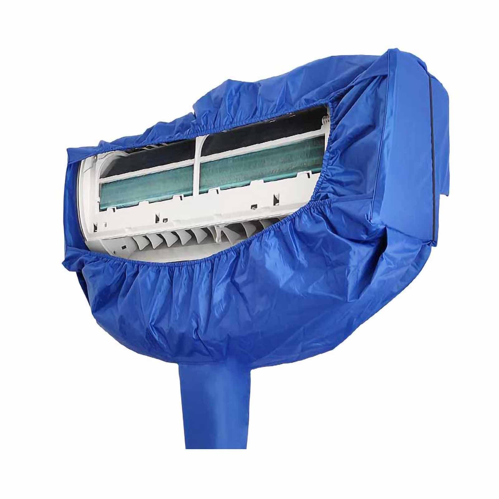 Wall-Mounted Air Conditioner Cover - Waterproof Dust Protector for 1P-3P AC Units (Blue, 2-3P Size) | Indoor & Outdoor Use for Home & Office Protection