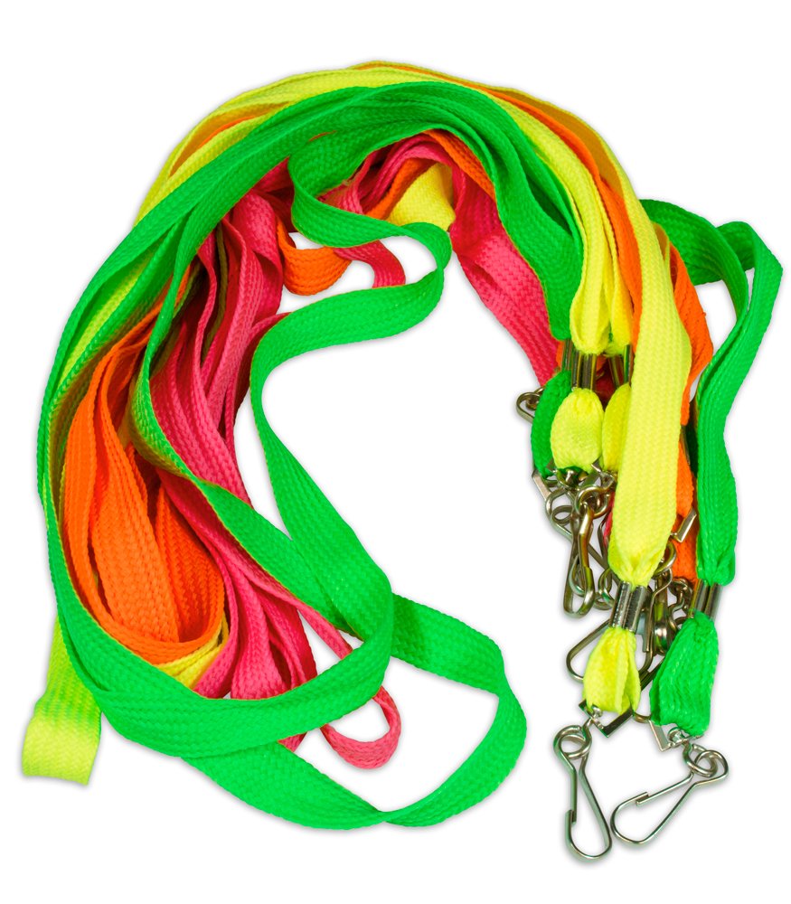 Colorful Assorted Lanyards for ID Badges & Keys - Office & Events