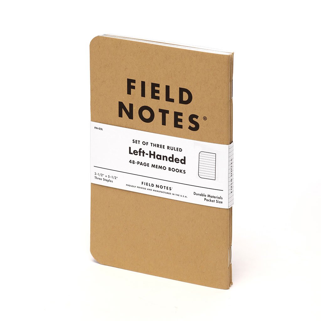 Left Handed Notebook 3 Pack - College Ruled Paper for Left-Handed Writers - Perfect for School, Office & Journaling