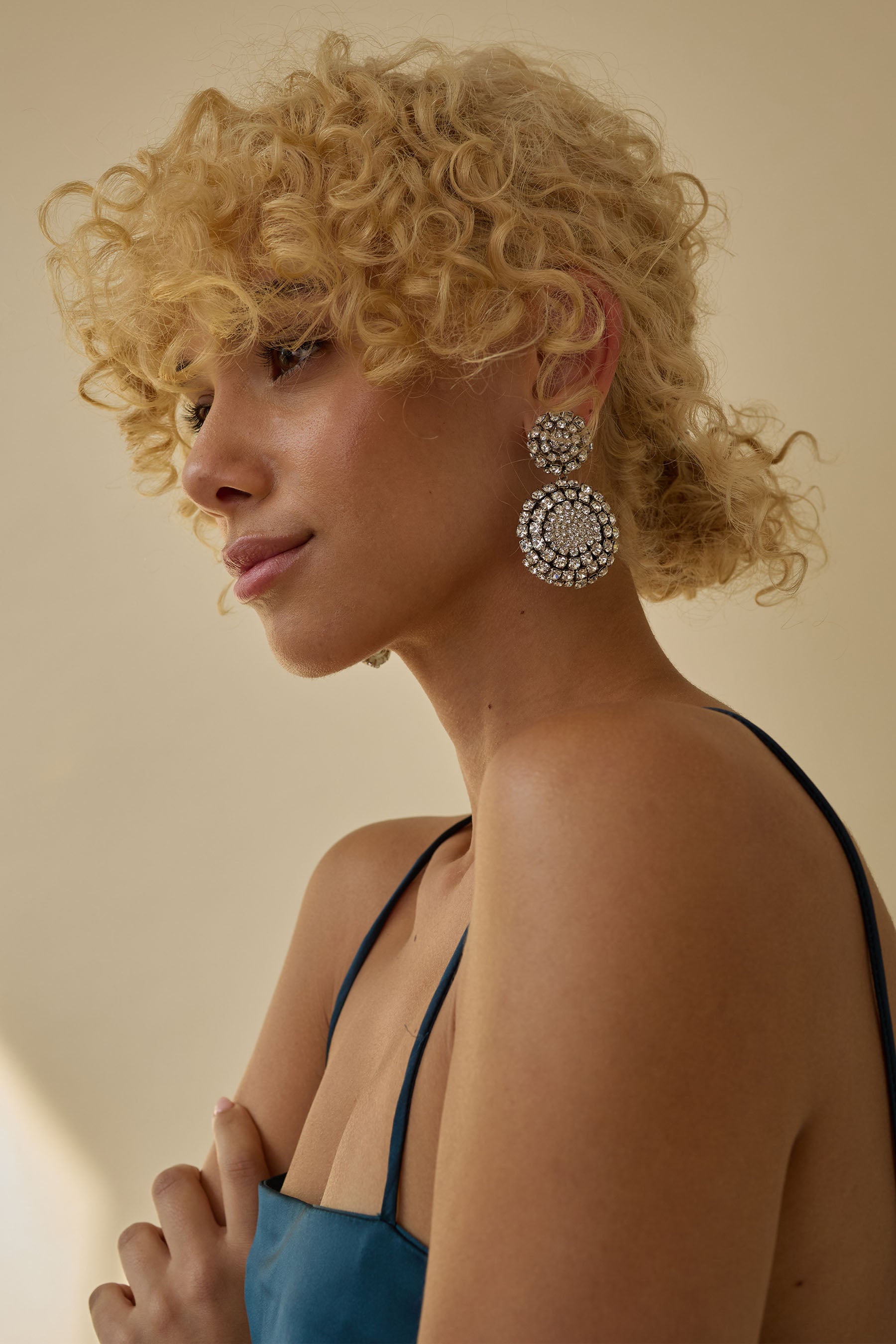 Zoe Crystal Drop Earrings - Elegant Dangling Earrings for Women, Perfect for Weddings, Parties & Special Occasions