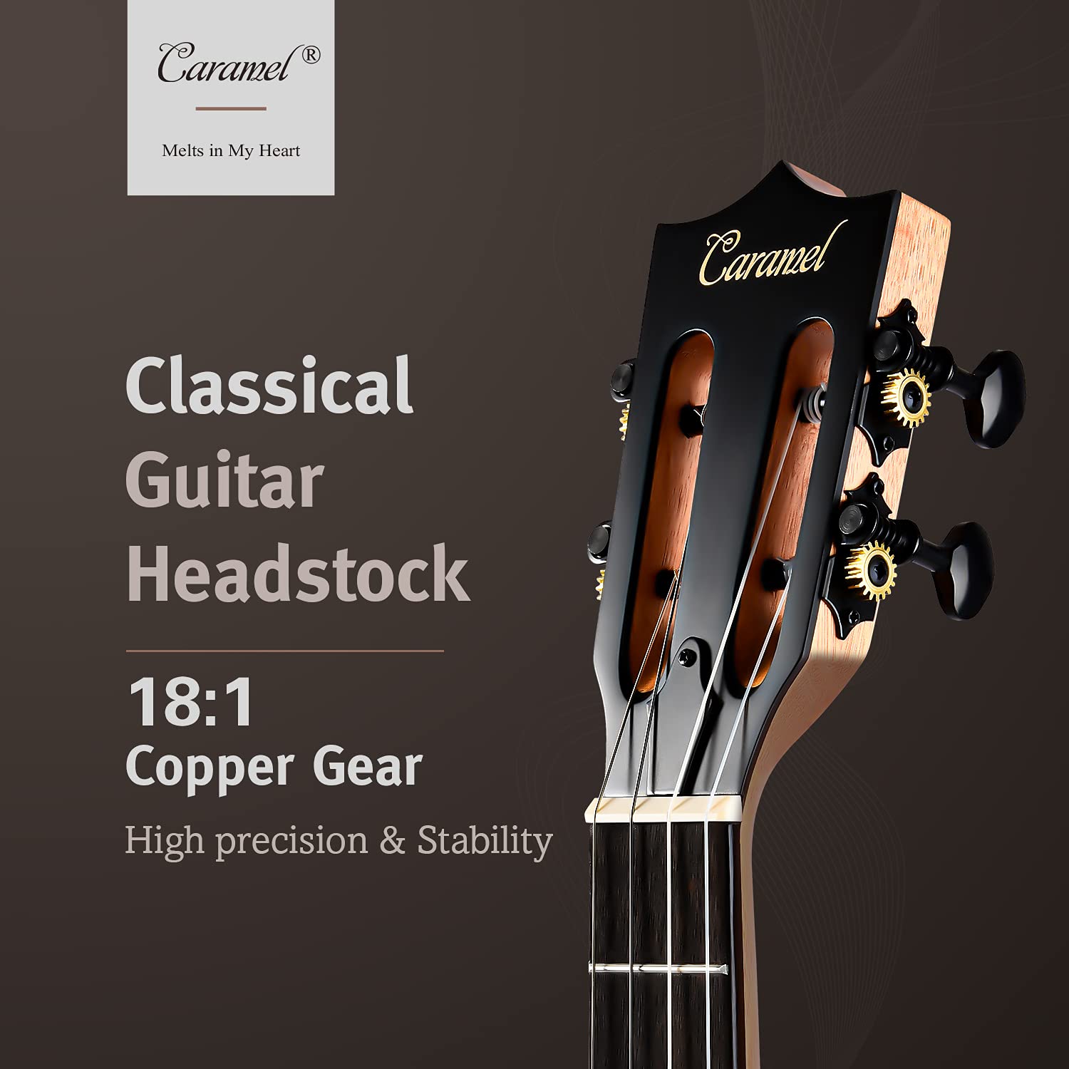 30 Inch Caramel Ebony Wood Baritone Ukulele with LCD Color Display - Electric Ukelele Starter Kit for Beginners | Includes Gig Bag, Strap & Strings Set | Perfect for Hawaiian Music, Live Performances & Home Practice