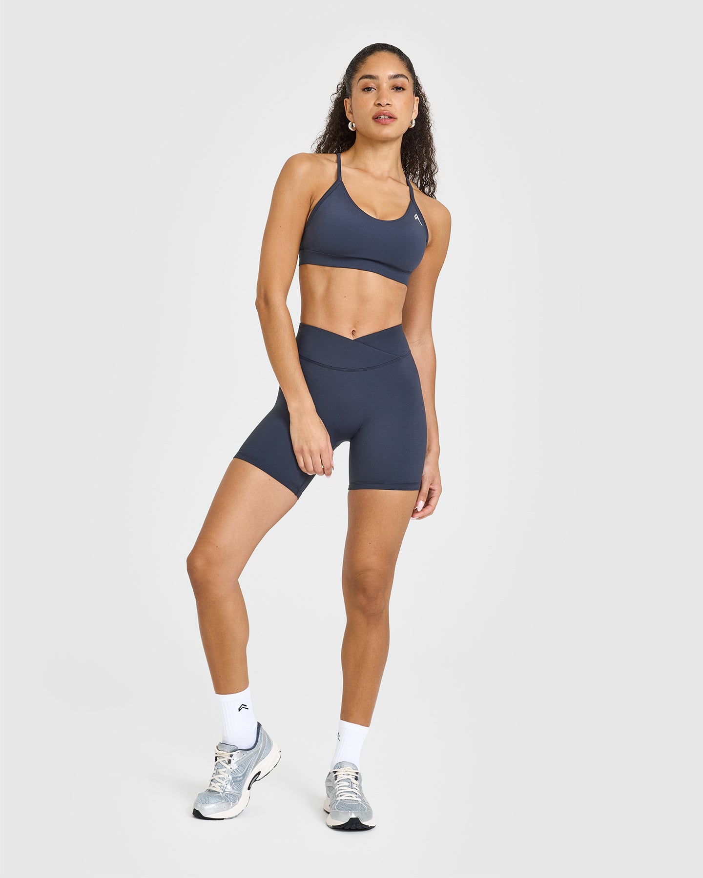 Unified Wrap Shorts 6 | True Blue Comfortable Athletic Shorts for Women | Perfect for Yoga, Running & Gym Workouts