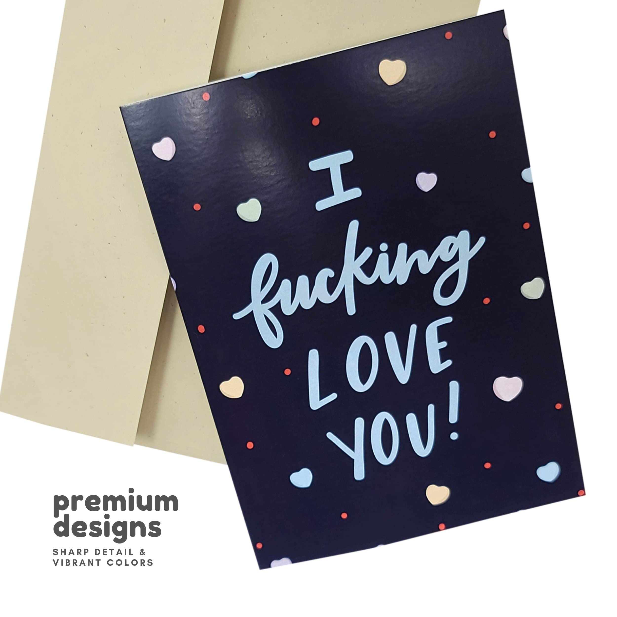 Funny Naughty Anniversary & Birthday Cards for Husband or Wife - Romantic Valentine's Day Greeting Cards for Couples - I Love You Dirty Humor Cards - Perfect for Date Nights & Surprise Gifts