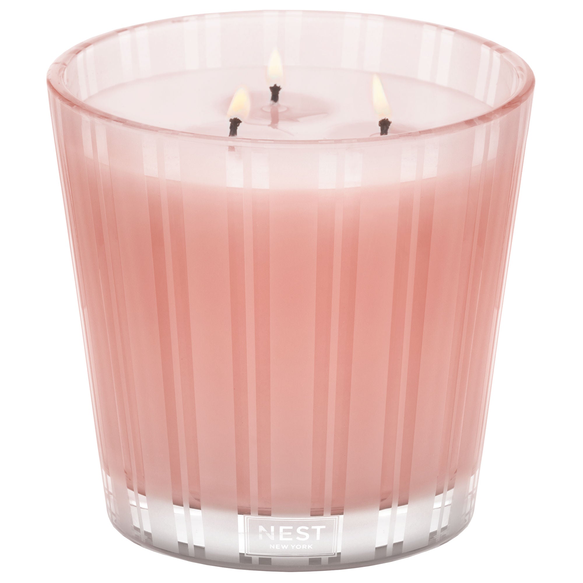 Himalayan Salt & Rosewater Scented Candle - Natural Aromatherapy for Relaxation, Meditation & Home Decor