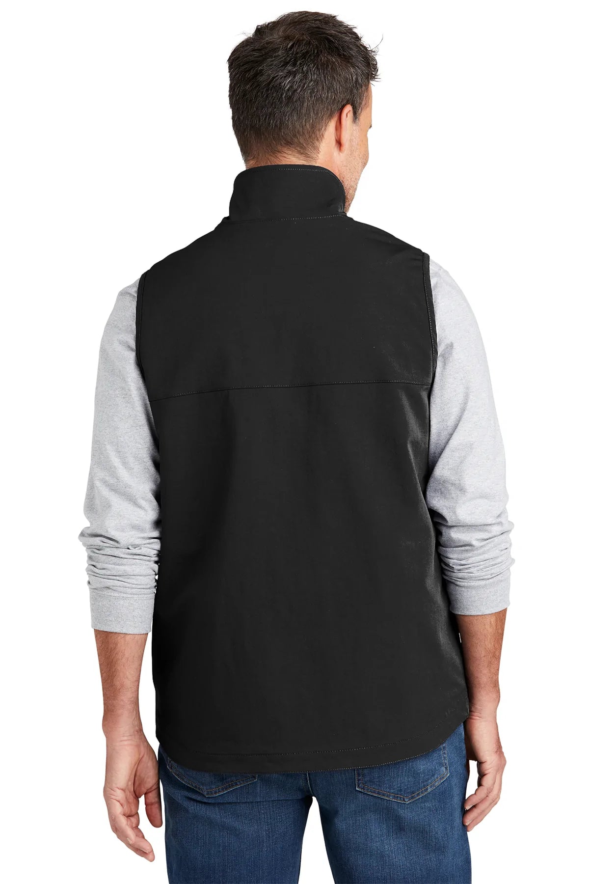 Carhartt Super Dux Soft Shell Customized Vests for Men - Black Workwear Jacket for Outdoor, Construction & Hunting | Durable & Water-Resistant