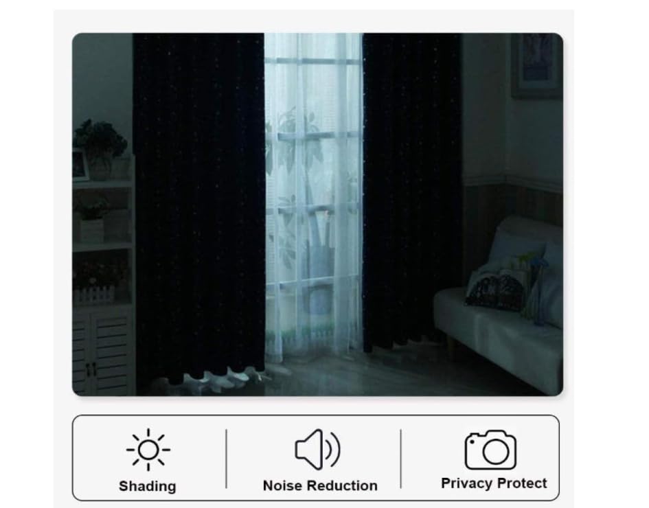 3D Abstract Kids Blackout Curtains - 2 Panels Set (55x96 Inch) Thermal Insulated Eyelet Window Curtains for Boys Girls Nursery & Bedroom Decor | Perfect for Light Blocking, Temperature Control & Privacy in Children's Rooms