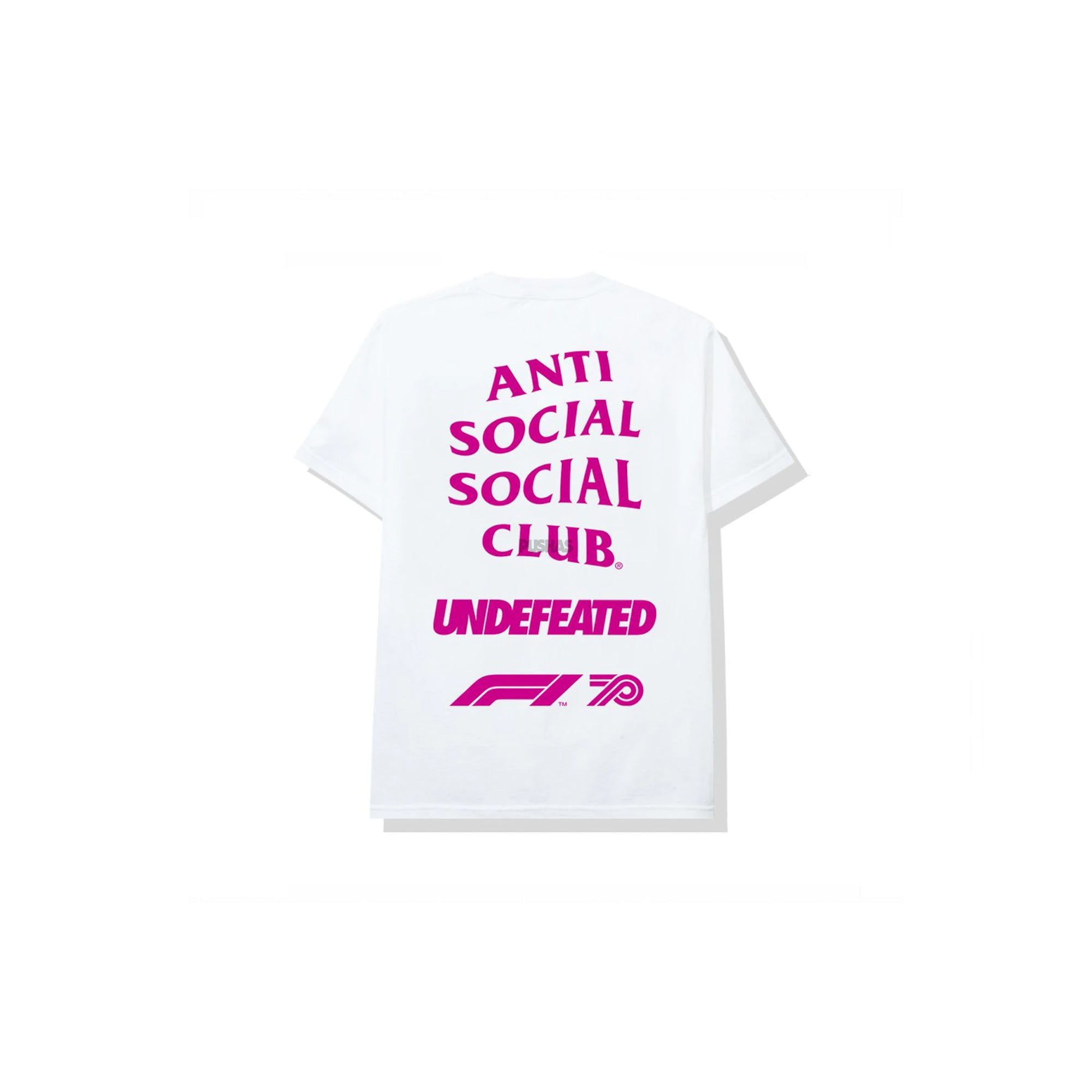 Anti Social Social Club x UNDFTD x F1 Collaboration White T-Shirt (2020) - Streetwear Fashion for Casual Wear & Urban Lifestyle