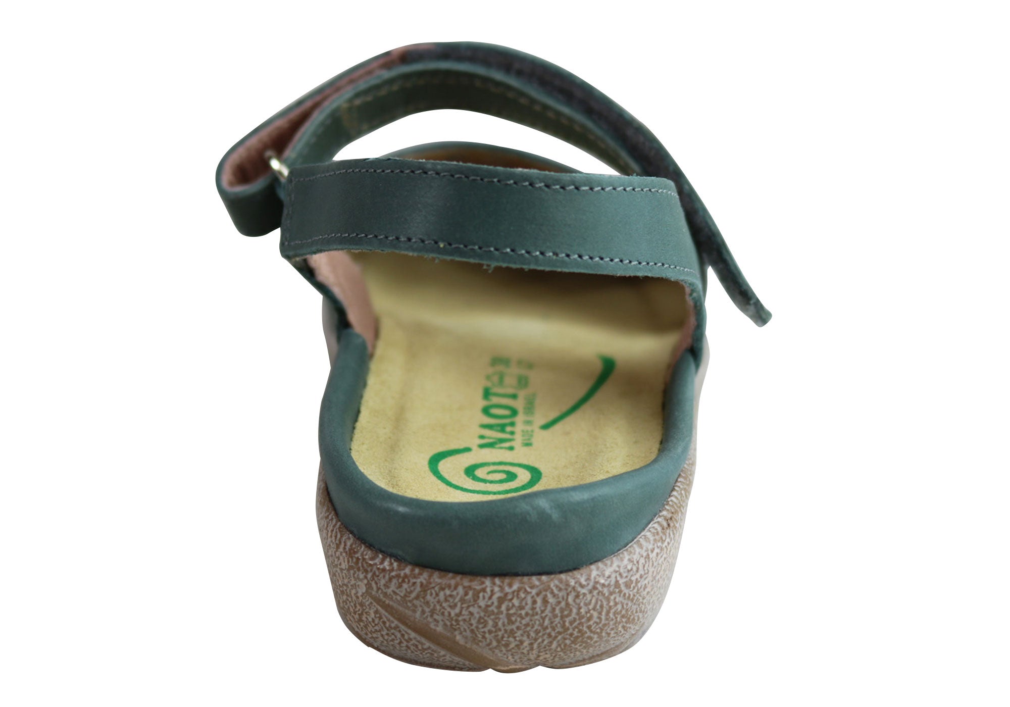Naot Arataki Women's Orthopedic Leather Flat Sandals - Comfortable Closed-Toe Shoes for Plantar Fasciitis & Arch Support - Perfect for Work, Travel & Everyday Wear