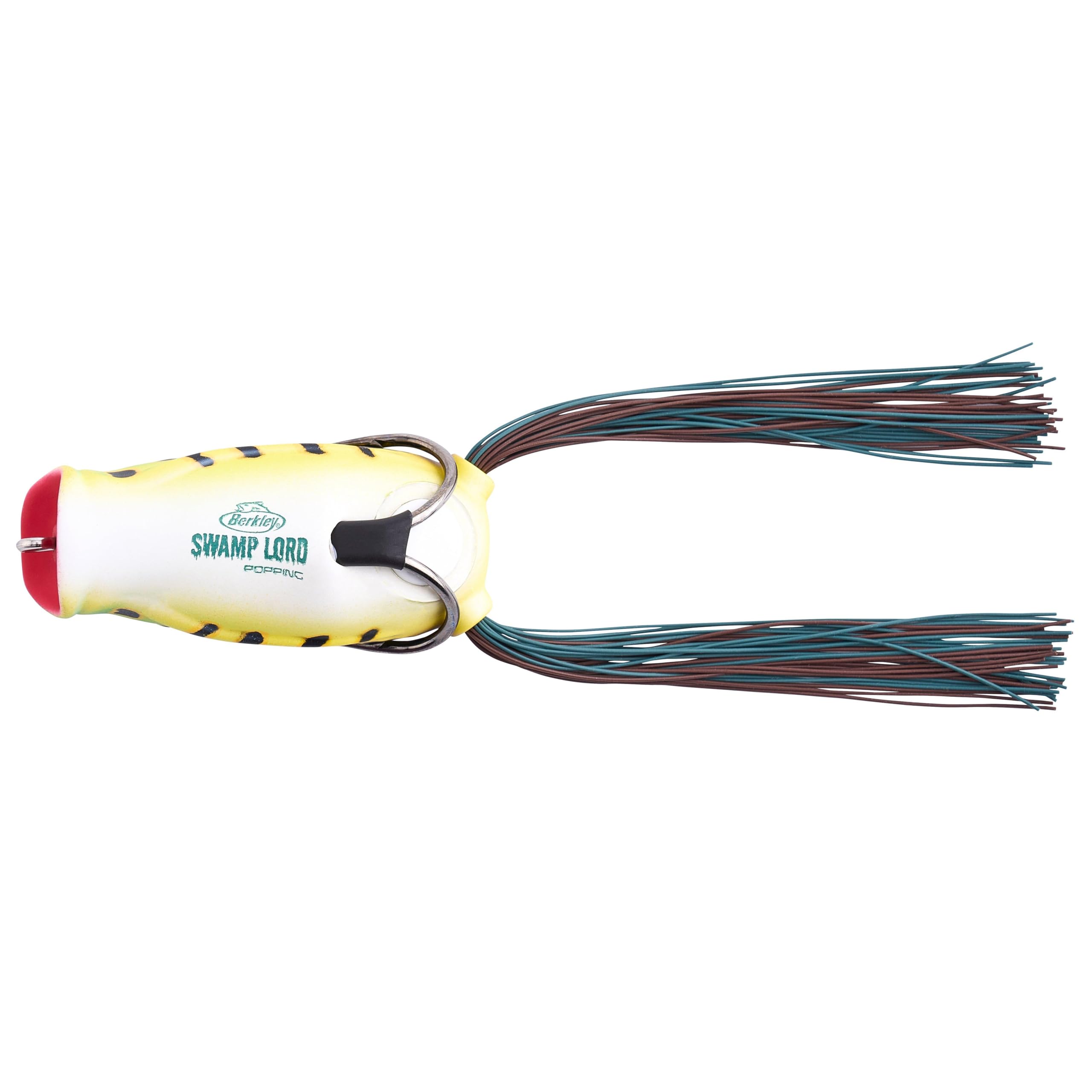 Swamp Lord Popping Hollow Body Frog Lure - Topwater Bass Fishing Bait for Weedless Frog Fishing in Lakes & Ponds - Perfect for Heavy Cover and Lily Pads