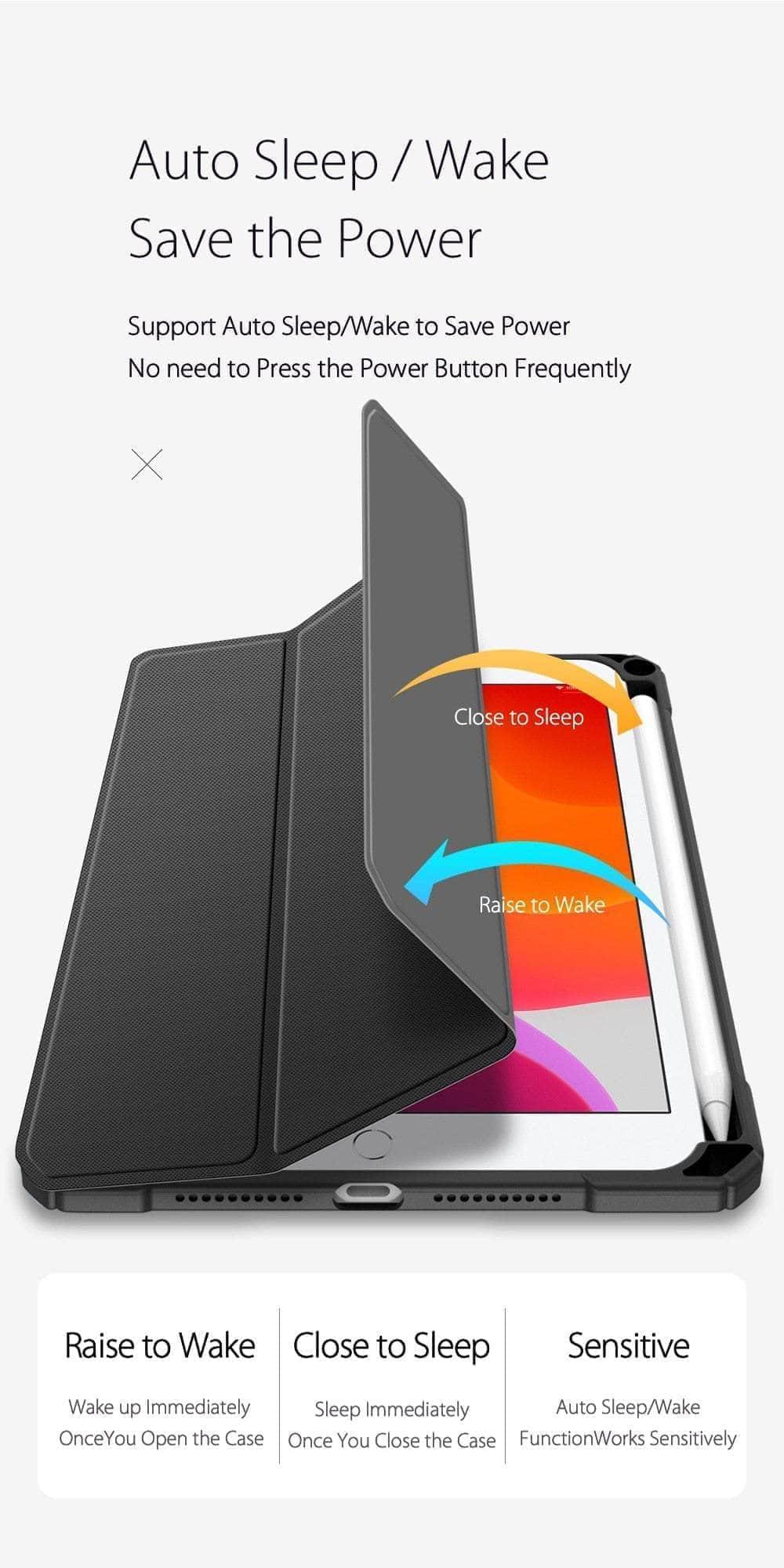 Shockproof Protective Case for iPad Mini 6 (2021) - Slim Smart Cover with Auto Sleep/Wake | Perfect for Travel, Work & School Use