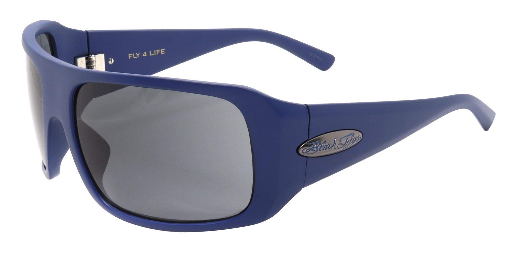 Black Flys Fly 4 Life Sunglasses - Polarized Aviator Style for Men & Women - UV400 Protection - Fashionable Retro Shades for Driving, Beach, and Outdoor Activities