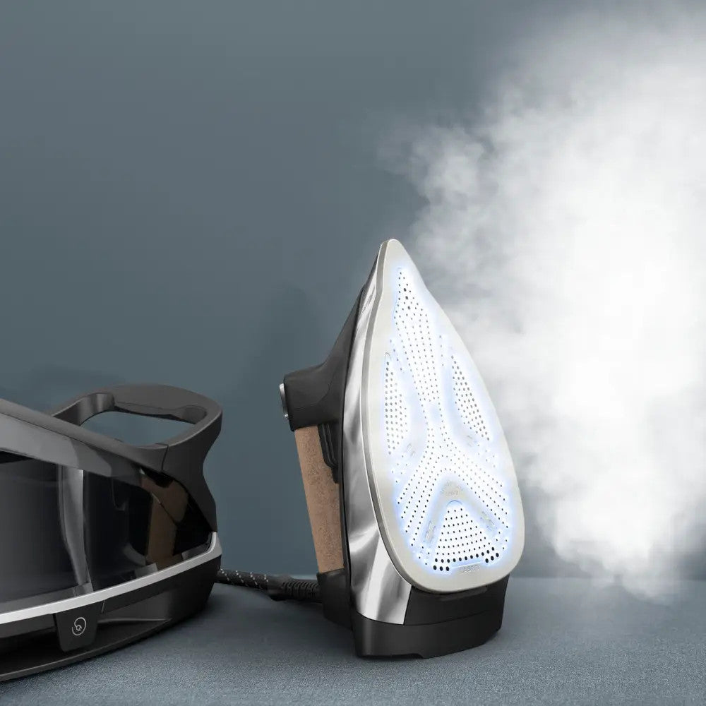 ROWENTA DG7661U1 Compact Steam Pro Cork High Pressure Steam Station - Blemished Package with Full Warranty | Perfect for Home Ironing, Fabric Care & Professional Garment Steaming