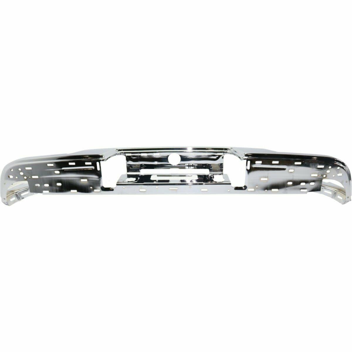 Heavy Duty Chrome Steel Rear Bumper Face Bar for 2015-2019 Chevy Colorado & GMC Canyon | GM1102561 Replacement Part | Off-Road Protection & Enhanced Vehicle Styling