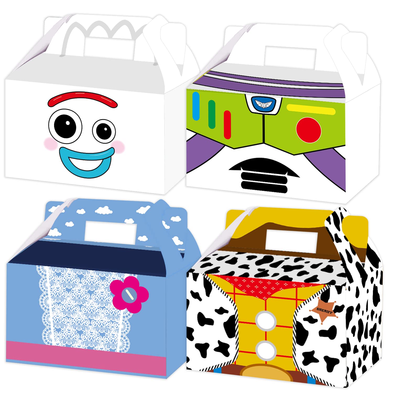 Toy Story Themed Party Favor Bags - 16 Pack Kids Birthday Party Supplies, Goodie Bags for Candy, Treats & Gifts | Perfect for Toy Story Birthday Parties, Baby Showers & Themed Events