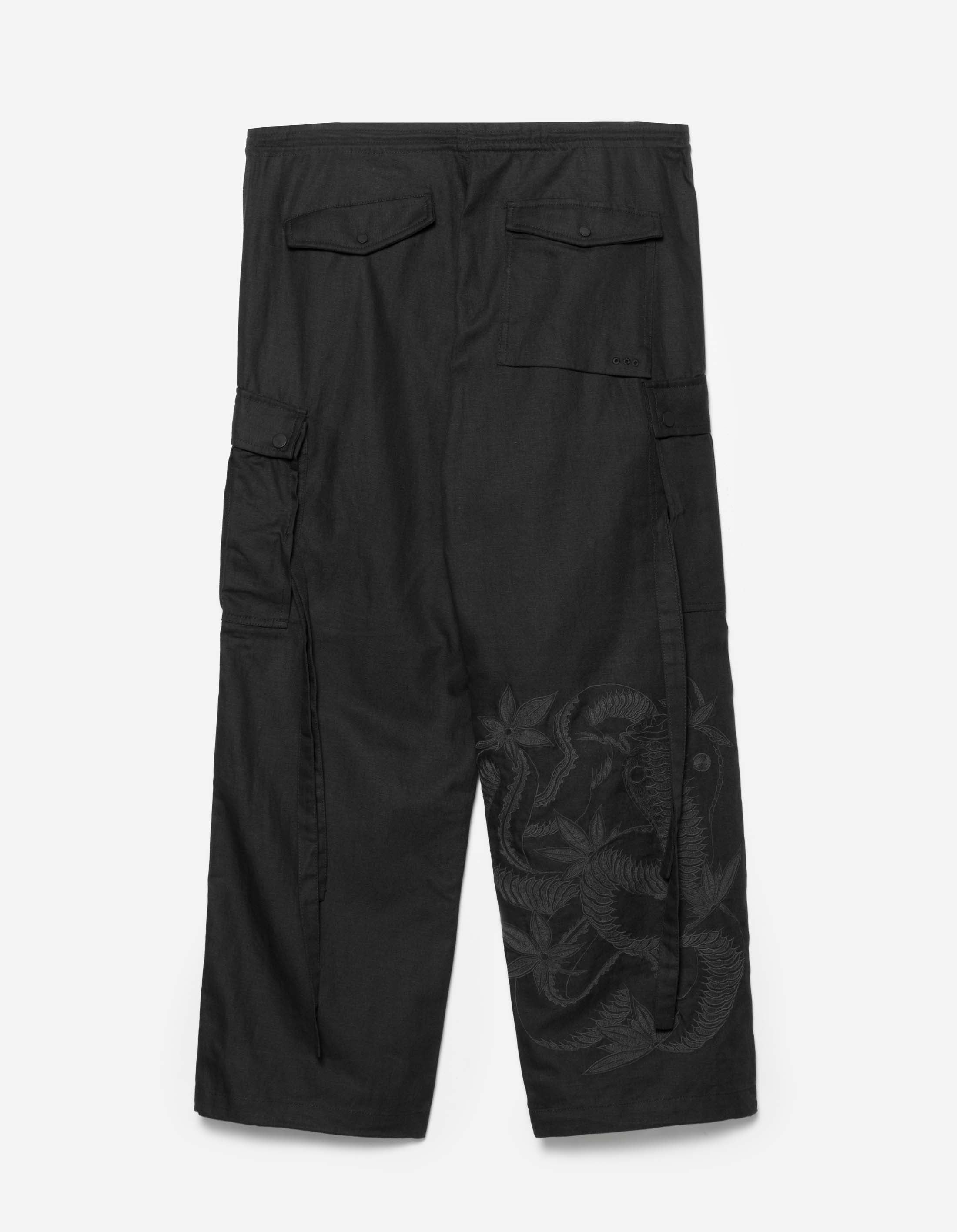 Men's 6035 Cobra Loose Fit Cargo Snow Pants - Black | Waterproof Winter Work Pants for Outdoor Activities, Snowboarding & Construction Work