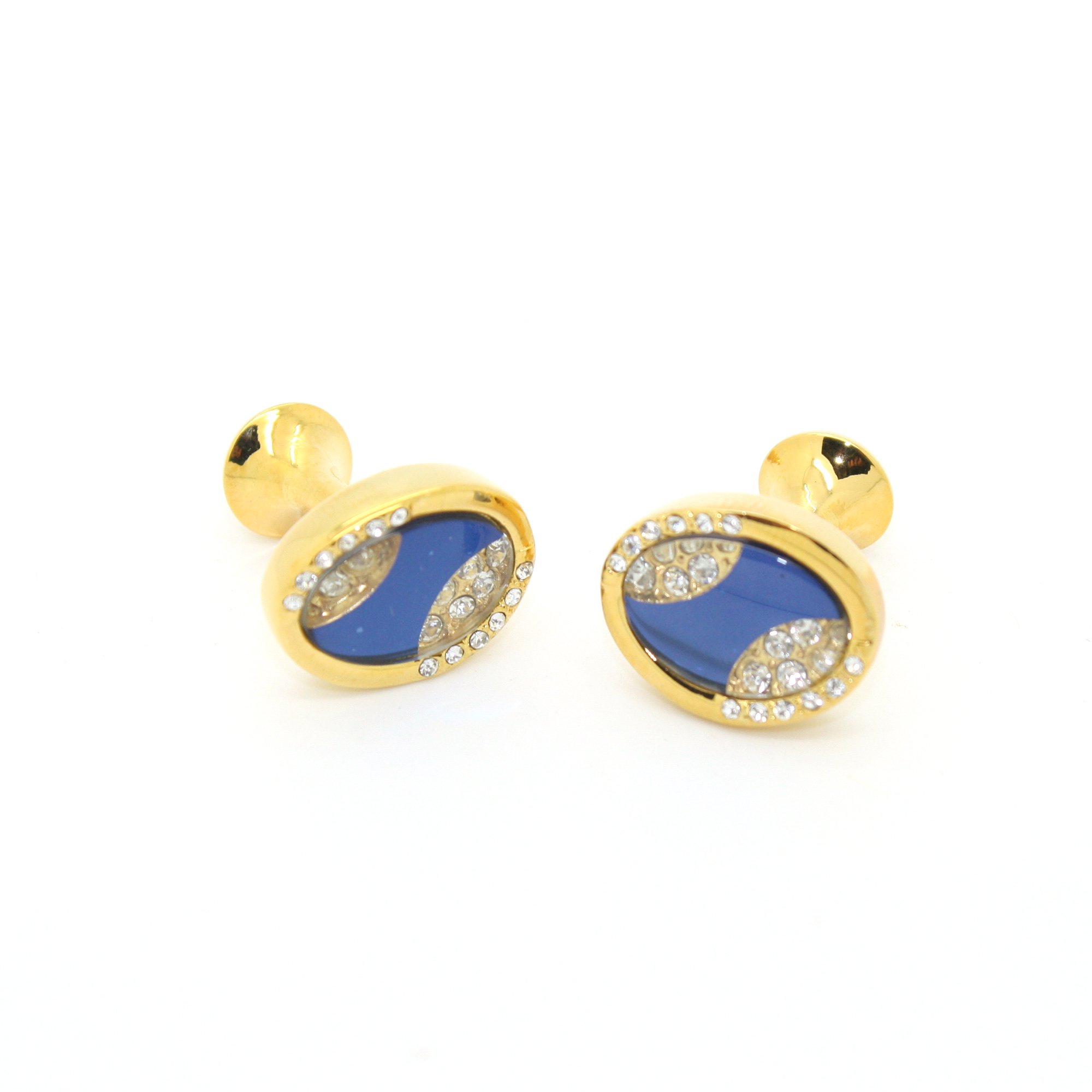 Premium Gemstone Cufflinks for Men - Elegant Dress Shirt Accessories with Gift Box - Perfect for Weddings, Business Meetings & Formal Events