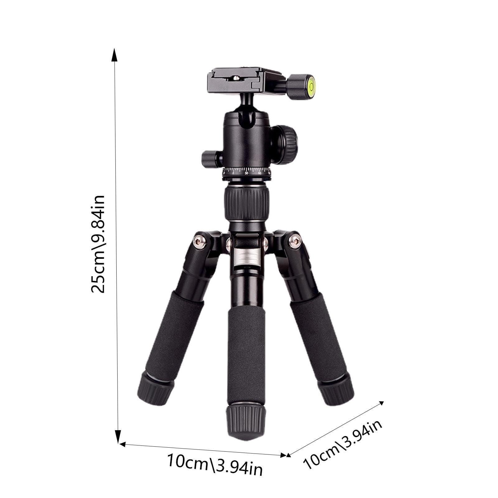 Diaza Portable Adjustable Phone Tripod Stand - Stable Desktop & Tabletop Tripod Holder for Smartphones - Perfect for Selfies, Camera Photography, Live Streaming, Night Fishing & Vlogging - Compact Travel Tripod for iPhone, Android & Social Media Content Creation