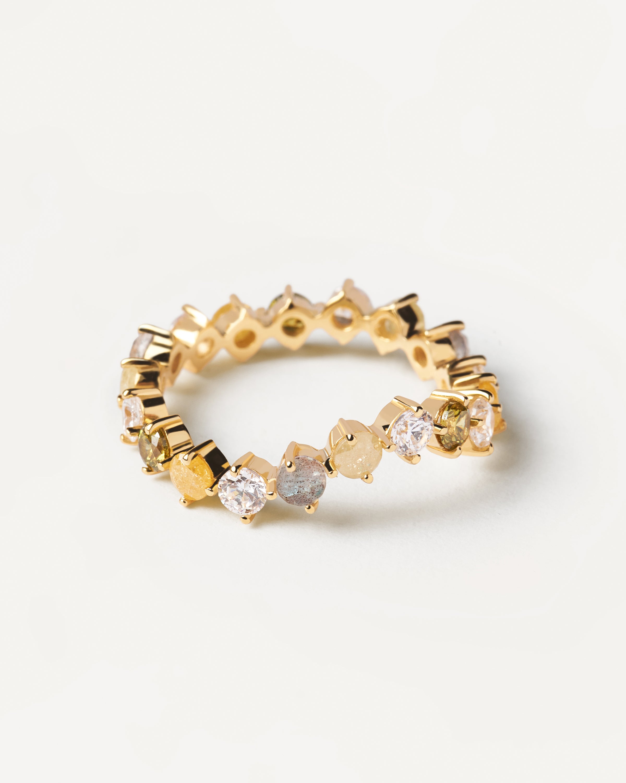April Birthstone Gold Ring for Women - 14K Solid Gold April Birth Month Jewelry Gift for Mom, Wife, Daughter | Perfect for Birthdays, Anniversaries & Special Occasions
