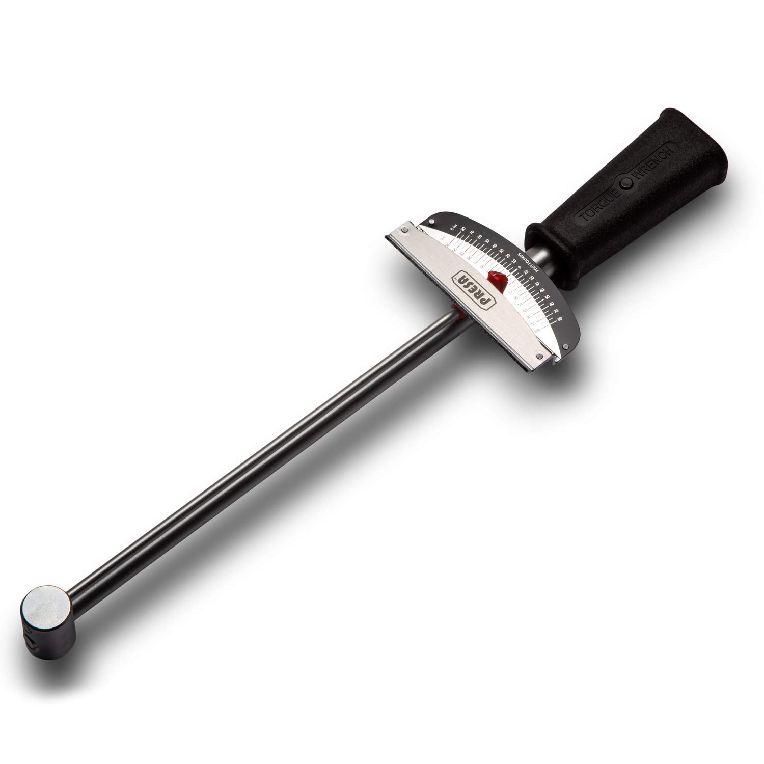 3/8 Inch Drive Beam Torque Wrench 10-80 ft-lbs - Precision Torque Measurement Tool for Automotive, Bicycle & Machinery Maintenance | Presa Brand