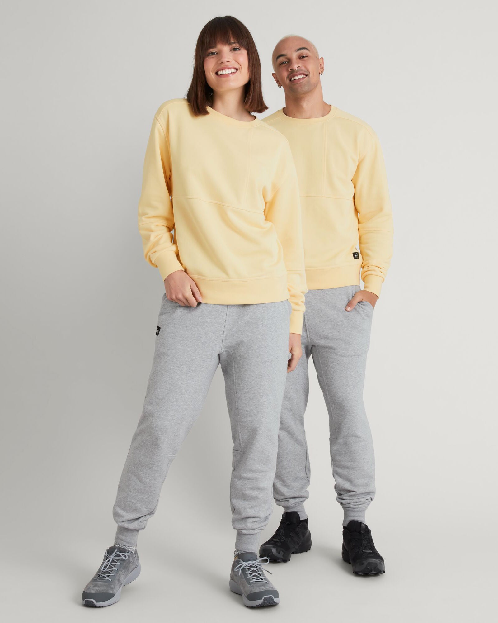 ANY Time Sweats LT Unisex Joggers - Light Grey Marle Comfortable Lounge Pants for Men & Women - Perfect for Yoga, Running, and Casual Wear