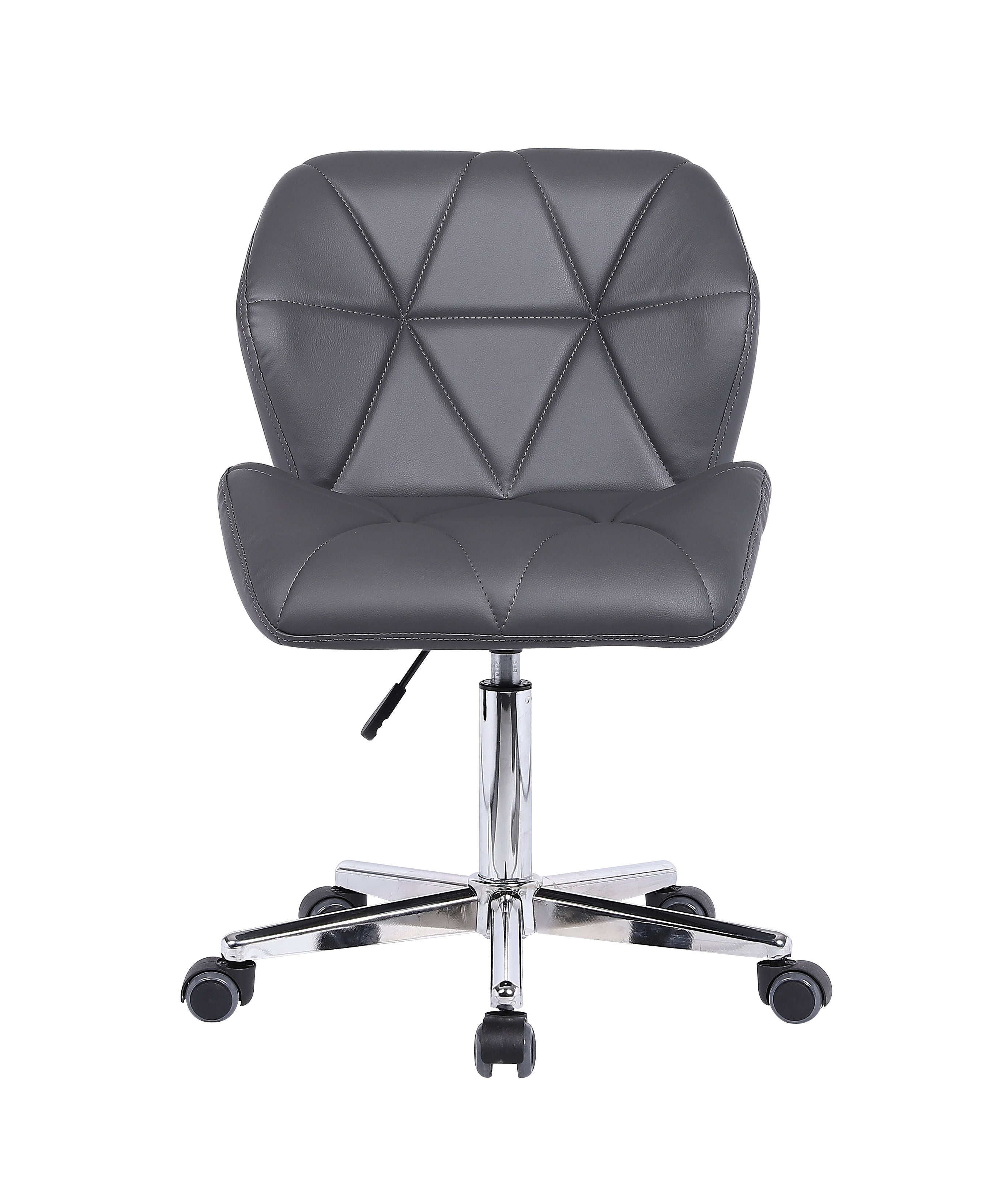 714G Ergonomic Office Chair with Adjustable Height - Grey Mesh Computer Chair for Home & Office Workspace - Comfortable Desk Chair for Long Hours Sitting