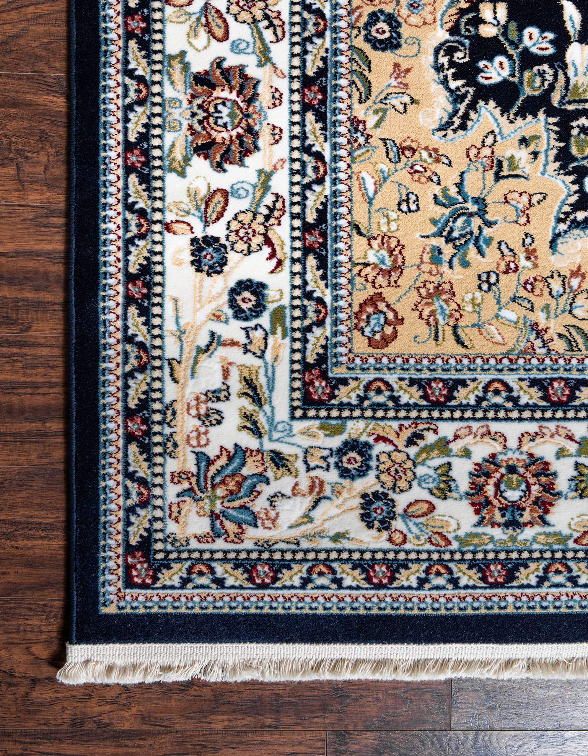 Unique Loom Narenj Collection Traditional Medallion Textured Area Rug - 5'1