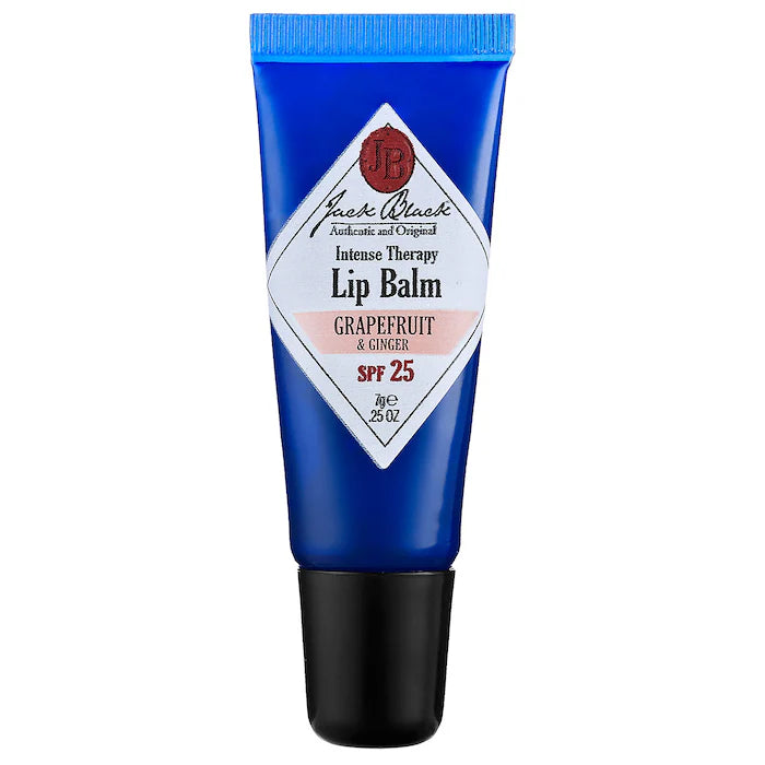 Jack Black Intense Therapy Lip Balm SPF 25 - Moisturizing & Hydrating Lip Care for Dry, Chapped Lips - Perfect for Outdoor Activities, Hiking, and Winter Protection