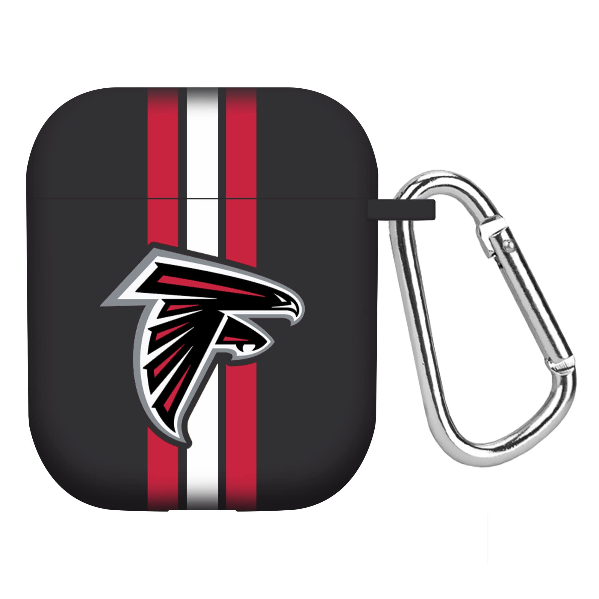 Atlanta Falcons HD Case Cover for Apple AirPods 1 & 2 - Durable Protective Case with Team Logo & Stripes Design | Perfect for Football Fans, Game Day & Everyday Use