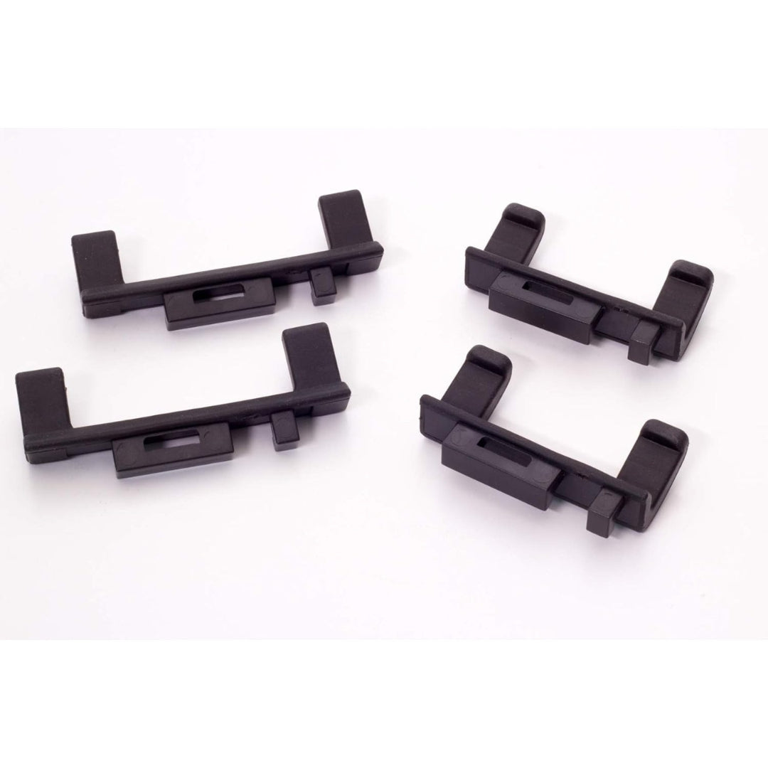 LEVO Pro Tablet Stand Clamping Ends - Dual Clamp Set of 4 for Secure Tablet Mounting | Perfect for Office, Home, and Studio Use