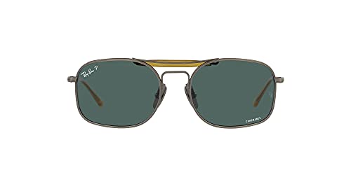Demi Gloss Pewter/Light Blue Polarized