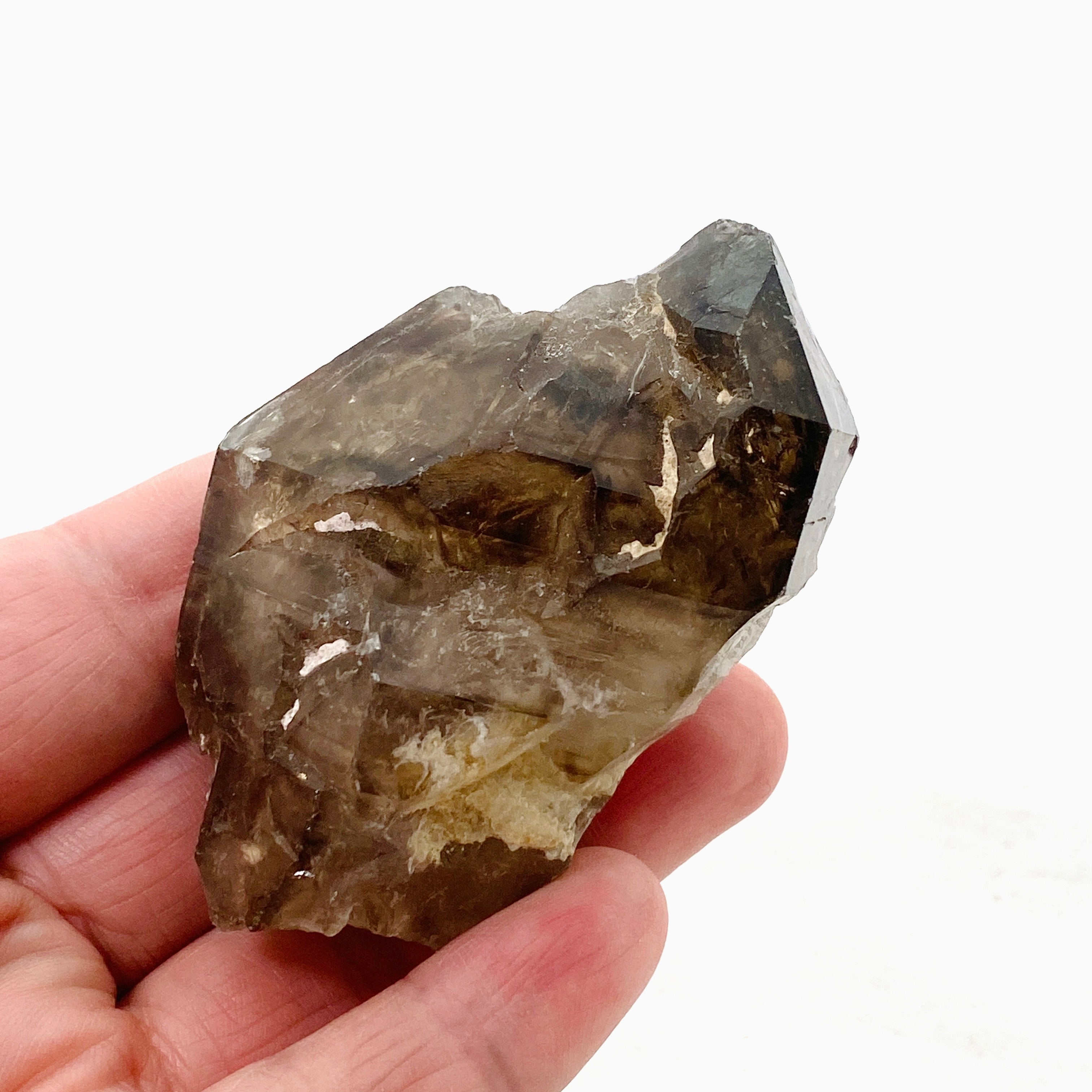 Natural Smokey Elestial Quartz Crystal Point - Healing Stone for Meditation, Energy Work & Spiritual Growth - Perfect for Home Decor, Reiki, and Crystal Collections
