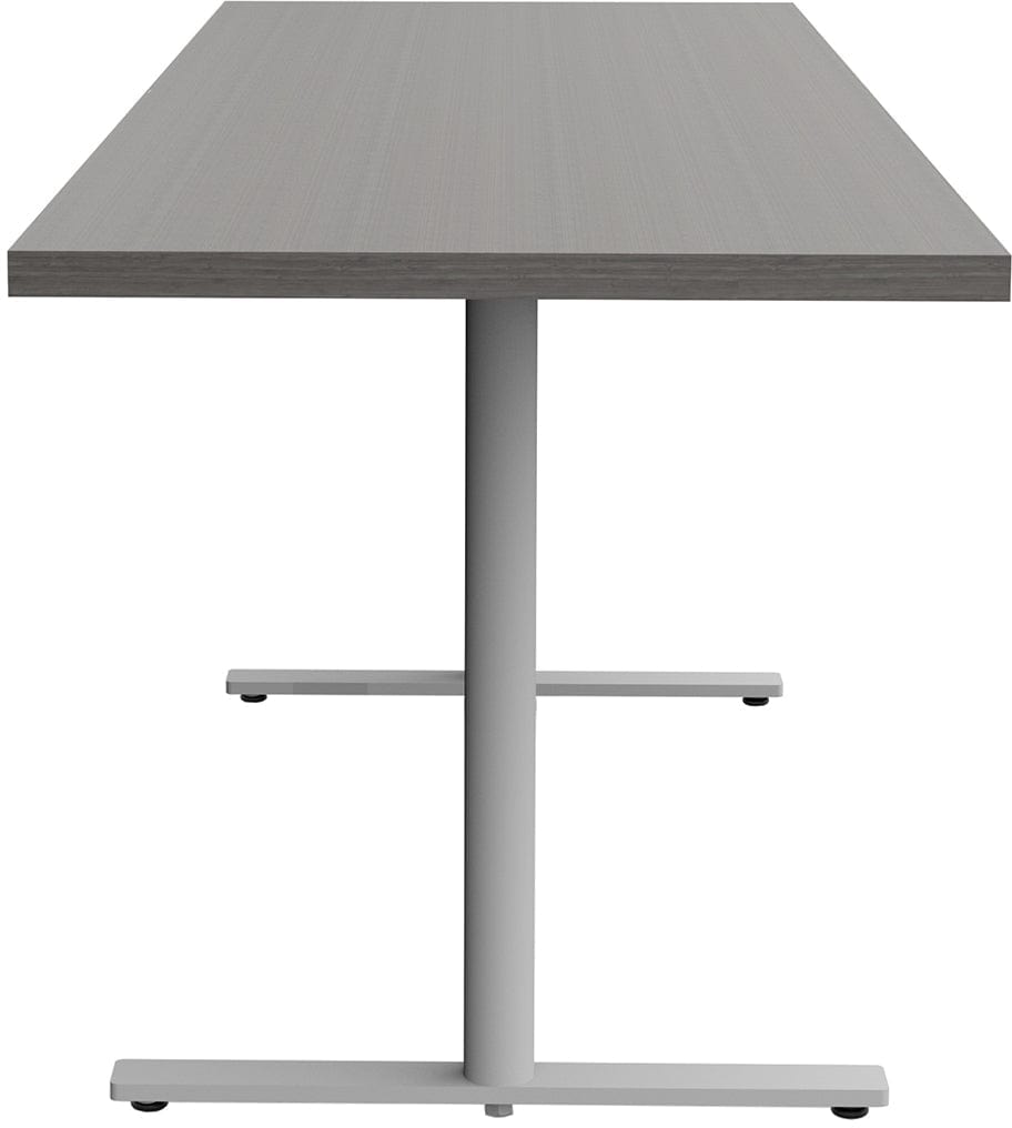 Safco JURNI 72 x 24 Inch Multi-Purpose Table with T-Leg Base and Glides - Perfect for Office, Classroom, Conference Room, and Home Use [JN7224NFXTGL]