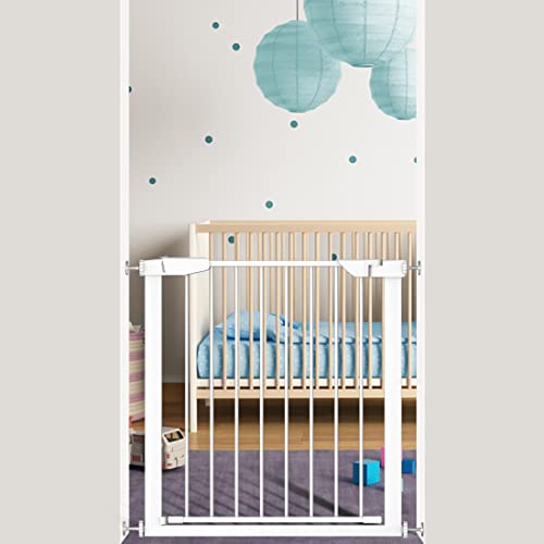 Fairy Baby Narrow Baby Gate for Doorways & Stairs - Pressure Mounted Child Safety Gate for Kids & Pets (29.53