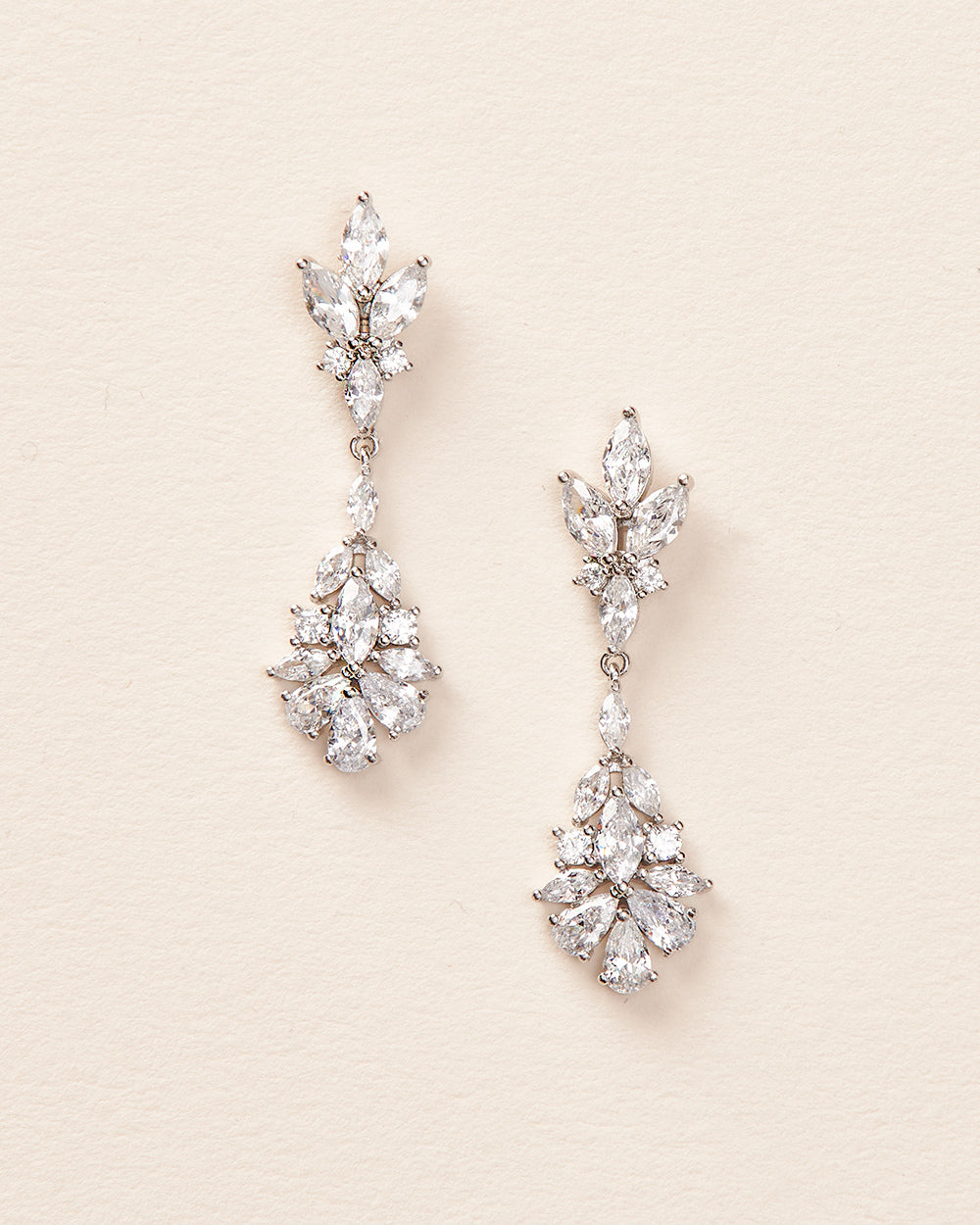 Paloma CZ Stud Earrings - Sparkling Cubic Zirconia Earrings for Women, Hypoallergenic & Elegant Jewelry Gift for Everyday Wear, Parties & Special Occasions
